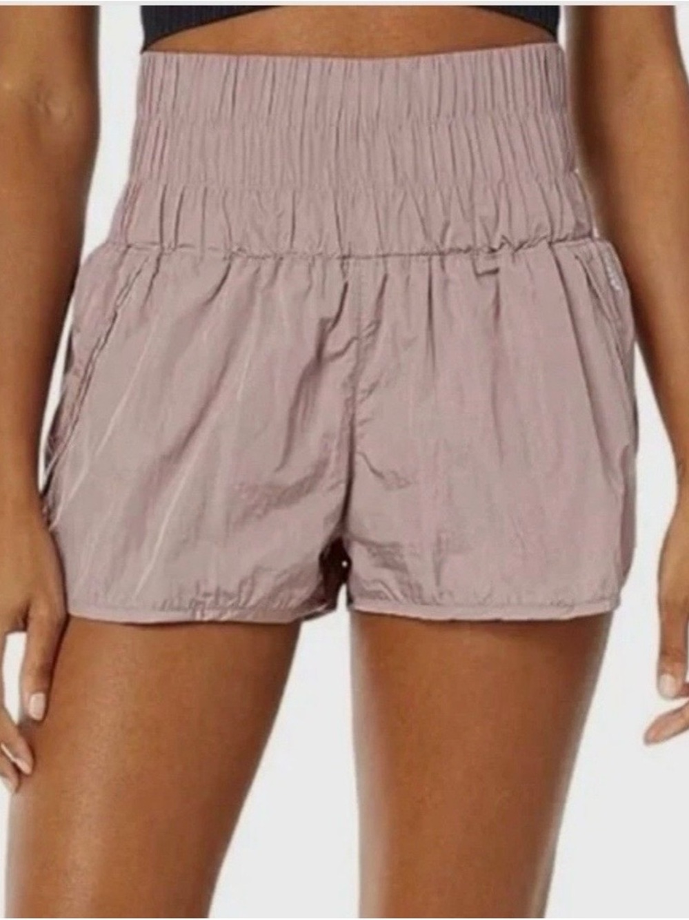 FP Movement by Free People Mauve High-Waist Athletic Shorts